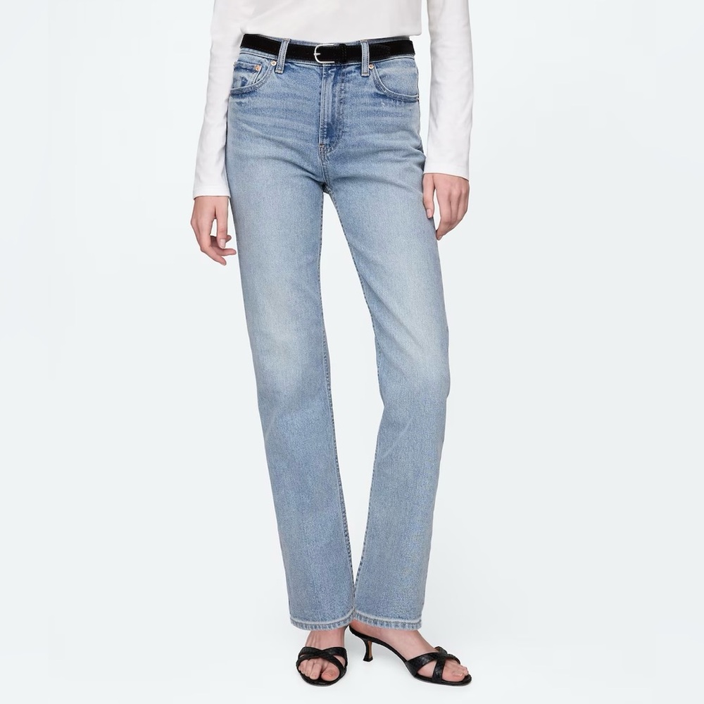 GAP Women's Light Blue Straight Leg Jeans 20/35R